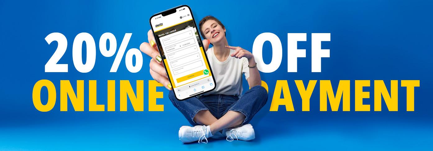 20% Off paynow Hertz Chile